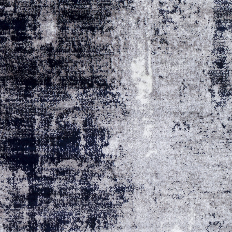 Tapis noir / gris Cornwell, Rectangle 8 pi 10 po x 12 pi 4 po