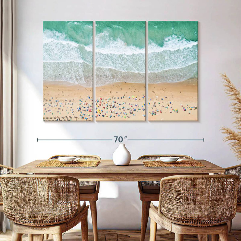 Plage aérienne Gillard, H 42 po x l 65 po