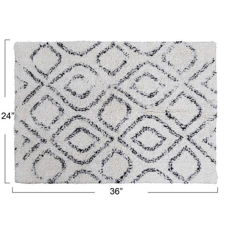 Cotton Blend Bath Mat