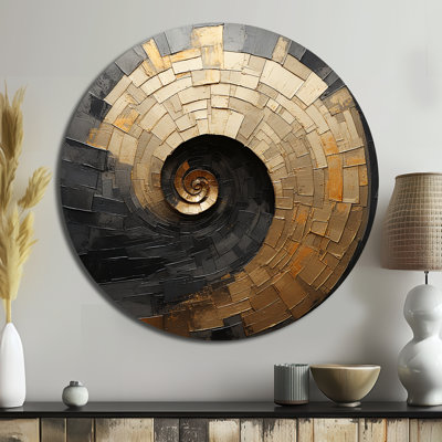 Northwich - Abstract Round Metal Art