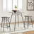 Devondra 2 - Person Four Leg Dining Set
