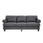 83 po, classique, trois places, coussins à ressorts ensachés, éponge à haute élasticité, housses de coussin lavables, pieds en bois massif, sièges, beige amovible-534553446