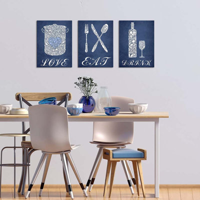 3 Piece Wrapped Canvas Print