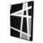 Black And White Abstract Lines Print On Canvas