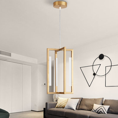 Demire 4 - Light Frosted LED Tubes Unique/Statement LED Pendant