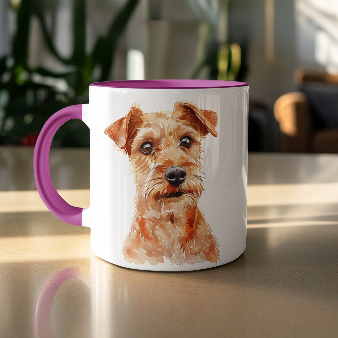 Watercolor German Shepherd Design 11oz Coffee Mug