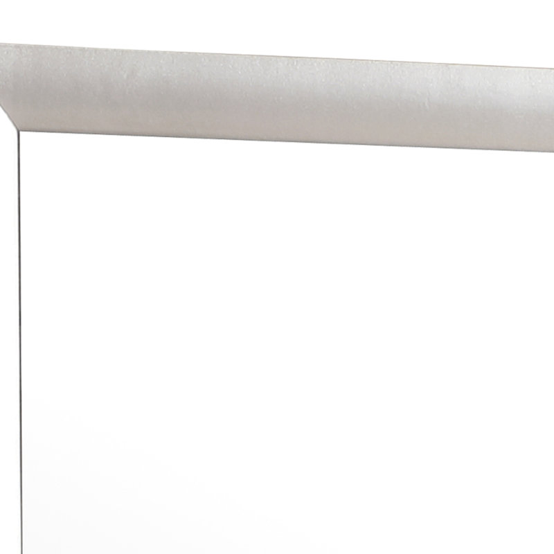 Miroir mural contemporain, 39,03 po x 35,03 po, Gris