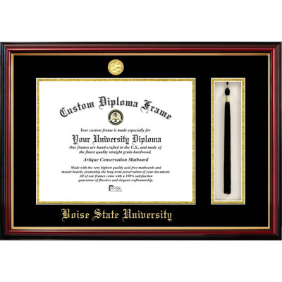 Cadre photo à diplôme et boîte pampille state university Boise