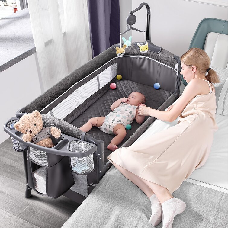 Modern Design Bed Side Baby Crib Bassinet for Home - China Baby