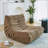 Bean bag Chair with button tufted back-1007813386