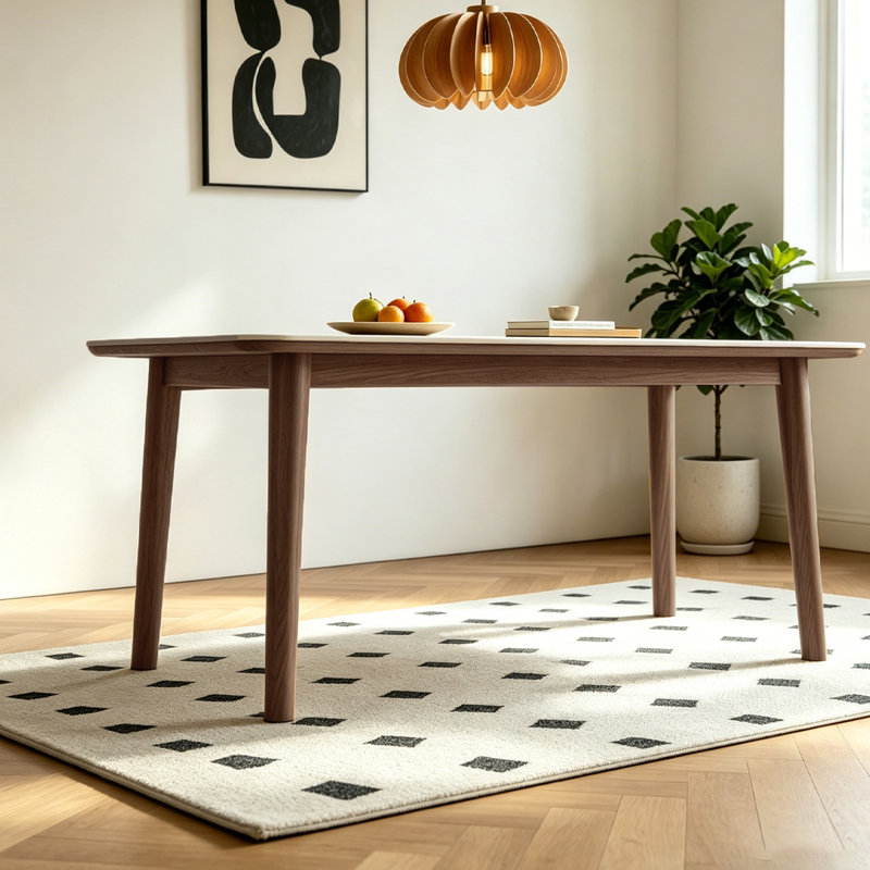 Table de salle à manger en bois massif Simplicity, 55.12
