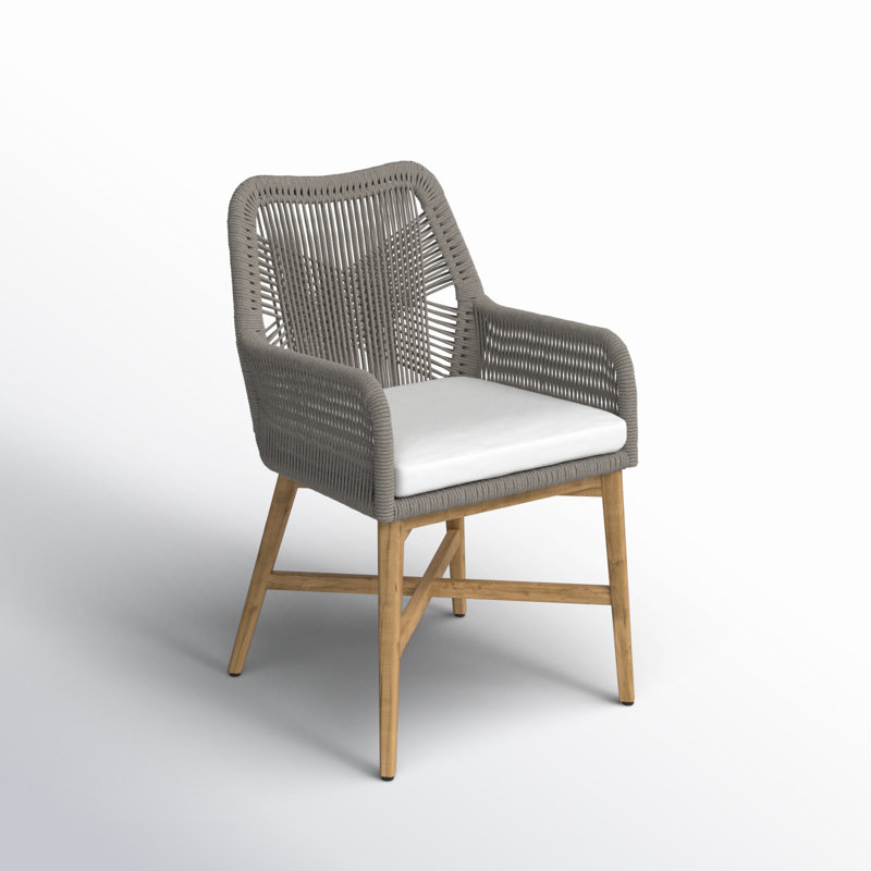  Chaise avec accoudoirs gris cendré