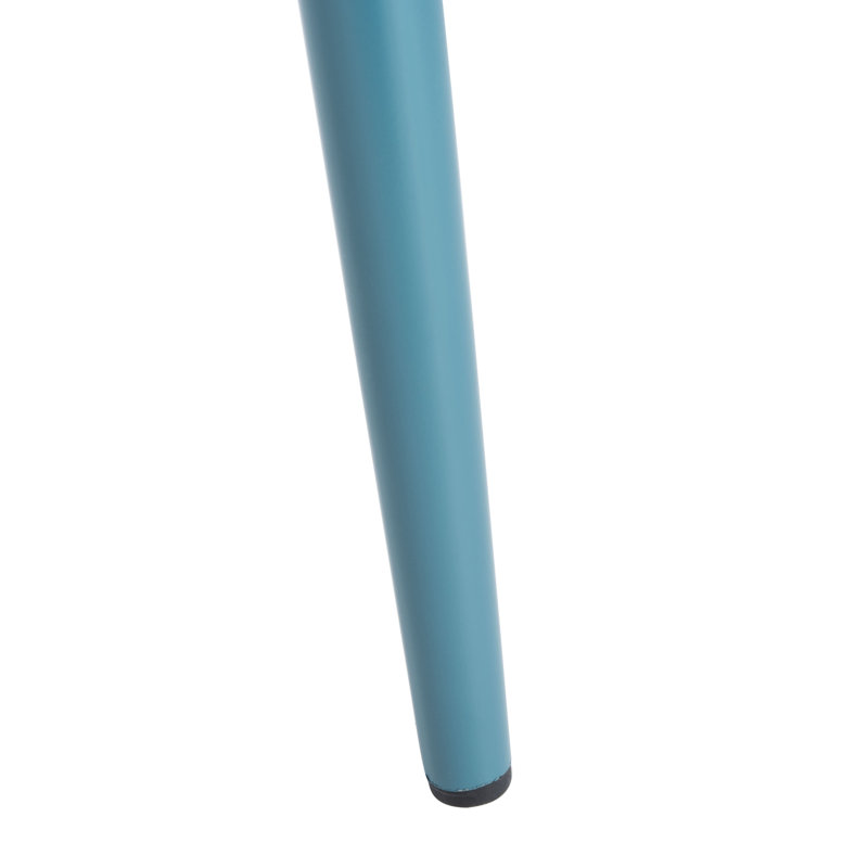 Clifton Outdoor Dining Side Chair, Matte Navy Blue