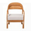 Chaise avec accoudoirs en rotin miel miel Cenecharl Bali & Pari Marisa