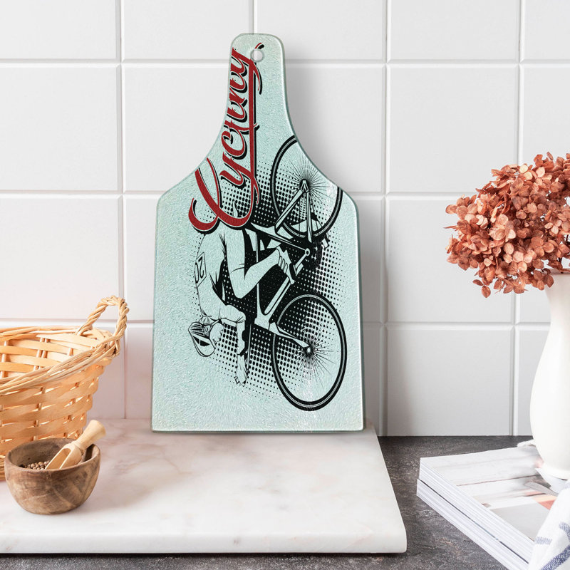 Planche à découper en verre trempé Ambesonne