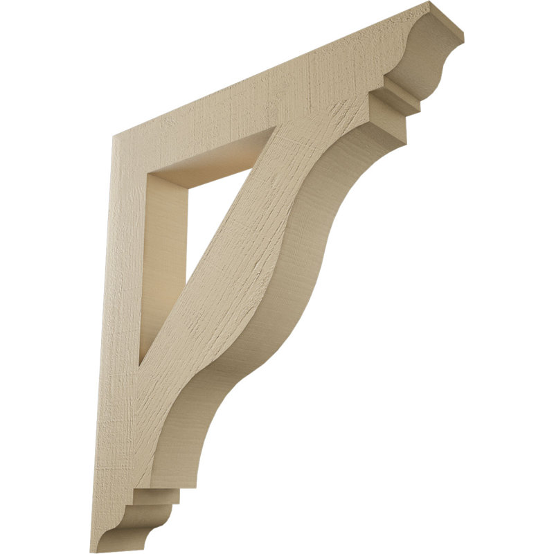 Support en bois de cèdre brut Funston Traditional, H 40 po x l 5,5 po x P 36 po