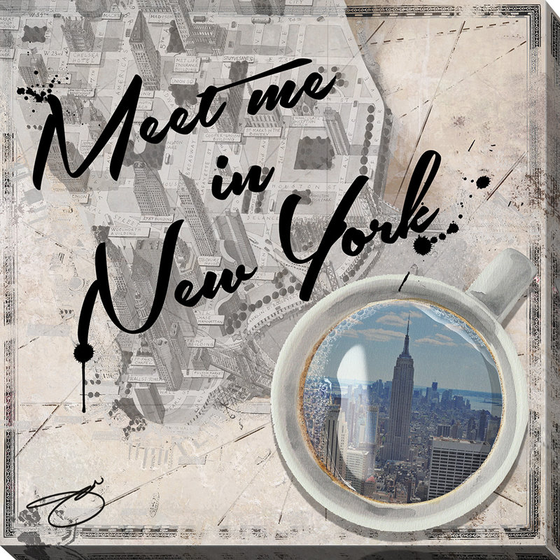 « me répondre à new york », impression, H 18" x l 18" x P 1", Toile tendue