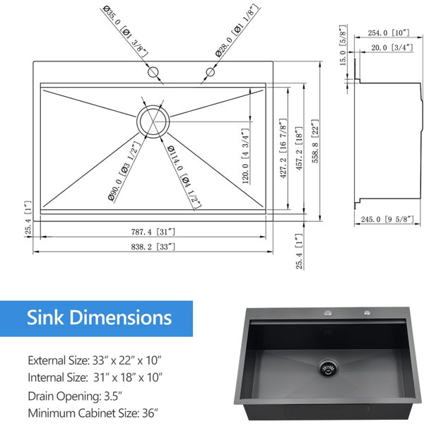Dimensions du produit