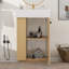 Meuble-lavabo 21,6 po avec lavabo en céramique