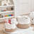 Boho Cotton Rope Baskets, Cube Basket, Under Shelf Basket for Living Room, Bedroom, Nursery-96088083
