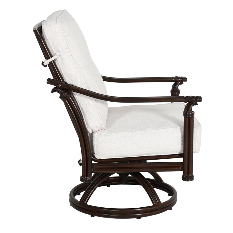 Coco Cushioned Dining Swivel Rocker