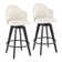 Capuano 26" Fixed-Height Counter Stool With Round Footrest - Set Of 2