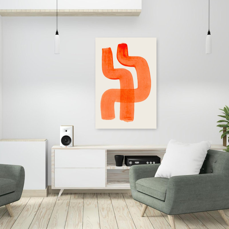 Art contemporain, art contemporain abstrait, H 36 po x l 24 po