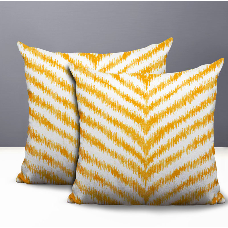Coussin intérieur / extérieur Scaro, 16x16, Yellow