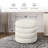 Gowon Storage Ottoman, Round Ottoman with Storage, Upholstered Ottoman with Soft Padded Seat, Footrest Stool Ottoman Foot Stool for Dorm Makeup Living Room-1912307032