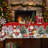 1pc Christmas Themed Print Tablecloth, Round/Rectangular Table Cloth, Mantel Para Mesa De Comedor, Xmas Decor, Holiday Party Indoor Dining Decor, Round Rectangle Christmas Table Cover, Festive Home Kitchen Accessory Gifts, Several Sizes Available-118416393