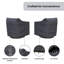 Housses de fauteuil club pivotant en aluminium Harmonti