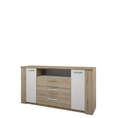 Bilgi Solid Wood 160 cm W Chest of 3 Drawers