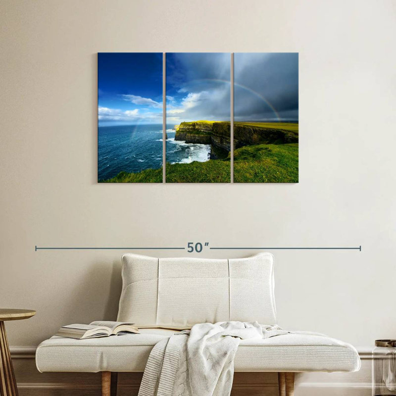 Sebbie Cliffs Of Moher After Rain, 24" H x 38" W