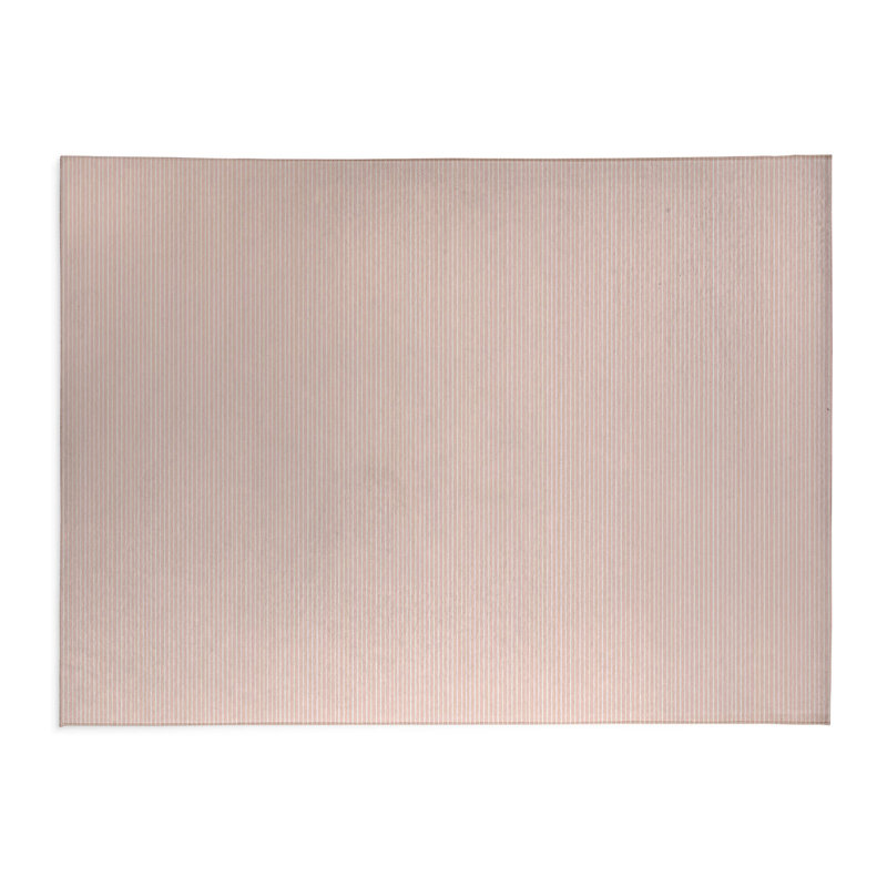 Random Stripes Kids Play Mat, Rectangle 5' x 7', Pink