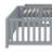 Daybed With Fence Guardrails And 2 Drawers, Split Into Independent Floor Bed & Daybed-1096212521
