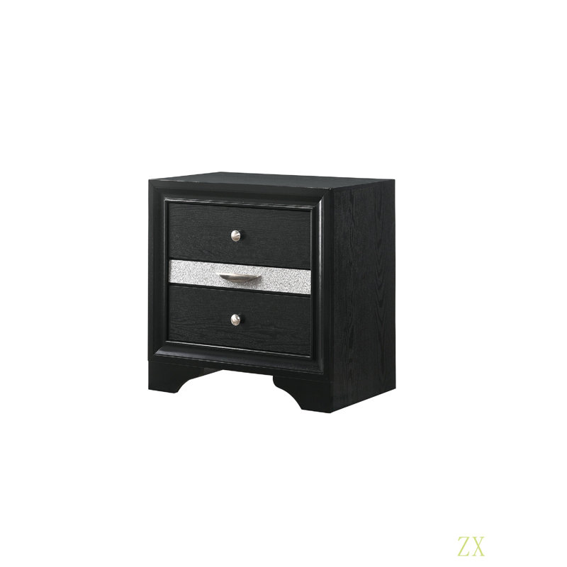 Table de chevet moderne et luxueuse 1 pièce Glam