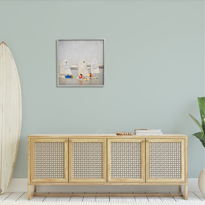 Embarcations flottantes pour personnes flottantes, H 24 po x l 24 po x P 1,5 po, Estampe numérique Farmhouse