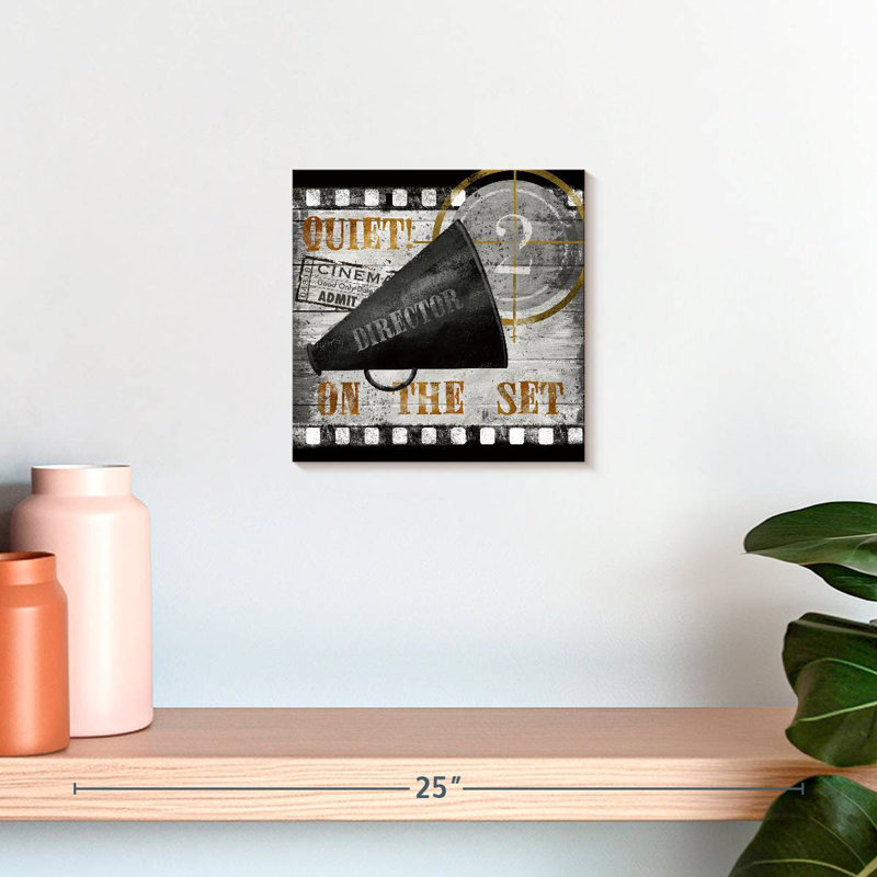 On The Set, 10" H x 10" W