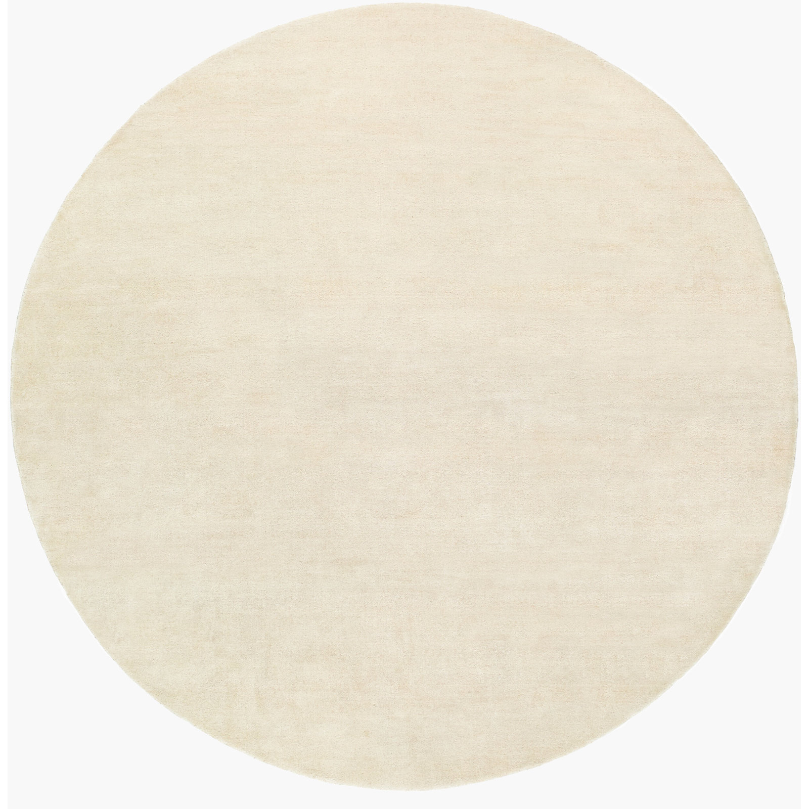 Clio Hand-Loomed Gray Wool Rug, Round 8'