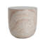 Table d'appoint Barrel Travertine