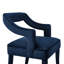 50cm H Velvet Upholstered Armchair-1922094129
