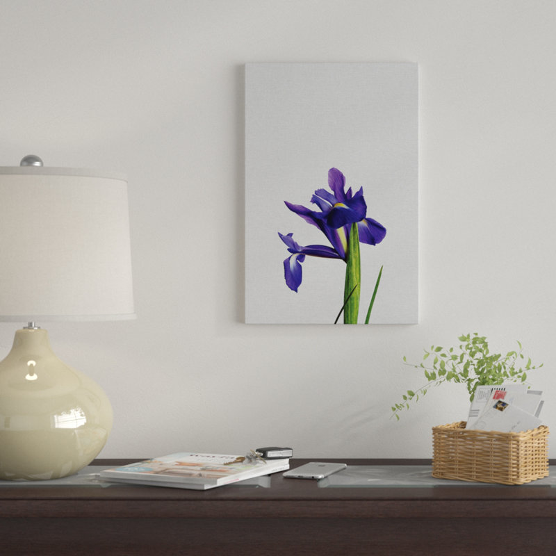 Iris par Orara Studio - Estampe numérique sur toile tendue avec châssis, H 12 po x l 8 po x P 0,75 po, Toile tendue