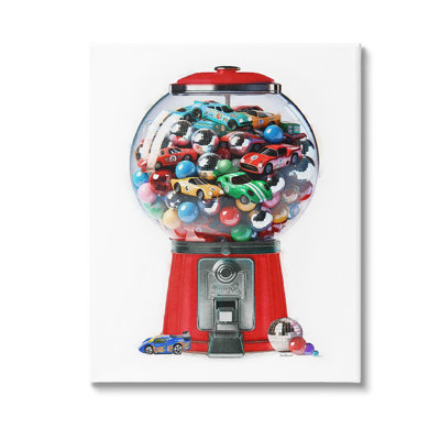 Art mural sur toile «Race Car Candy» par Amanda Greenwood