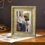 Cadre photo élégant doré antique 3 pièces 8 po x 10 po avec cadre PS