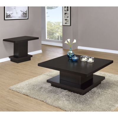 Ensemble de tables basses 2 pièces Cappuccino