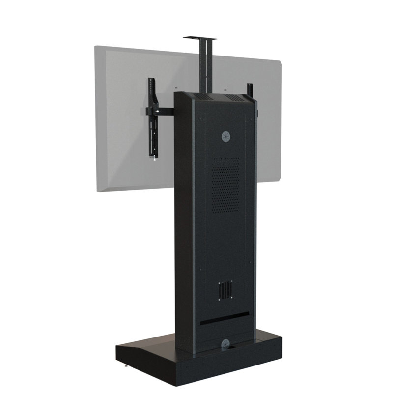 AVFI Single Screen Floor Stand Mount, Black