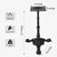 H27,95 Base de table en fonte avec 3 pieds en griffe de tigre, pied de table noir