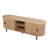 62"Mid-Century TV Stand with Sliding Door, Modern Oval Media Console-105523455