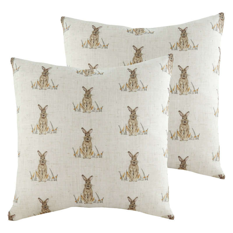 Evans Square Throw Cushion, Feather