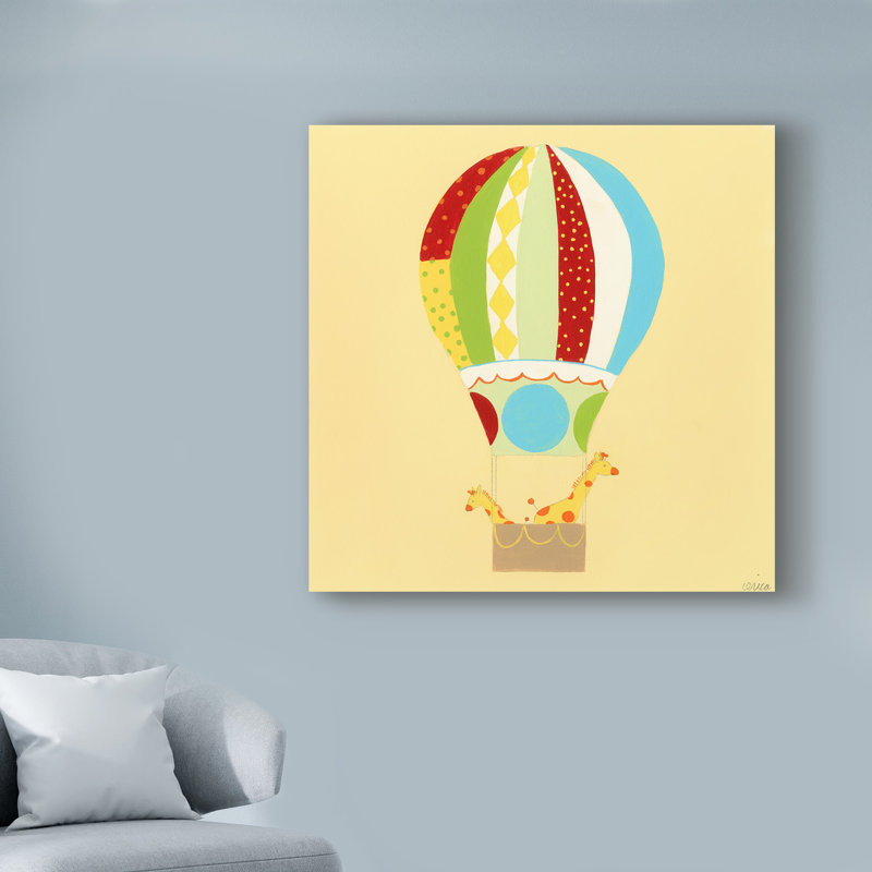 «Up Up and Away II», art sur toile, H 35 po x l 35 po x P 2 po